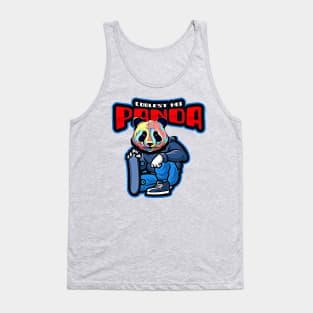 Coolest 143 Panda (with skateboard) Tank Top